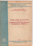 (C3056) INSTRUCTIUNI PENTRU EXPLOATAREA SI INTRETINEREA MOTOARELOR ELECTRICE, EDITURA ENERGETICA DE STAT, 1953