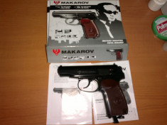 Pistol airsoft model rar, de colectie, Umarex MAKAROV Full Metal cu CO2 foto