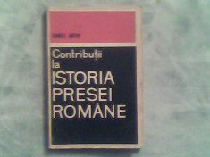 Contributii la istoria presei romane-Const Antip foto