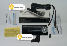 MICROFON PROFESIONAL de la SHURE SM58 - MICROFOANE asamblate in MEXIC pentru SHURE foto