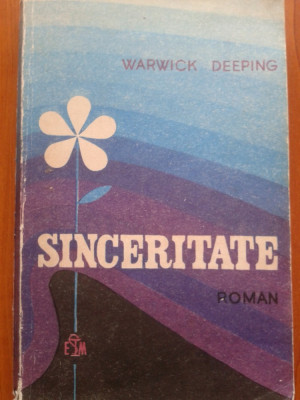 SINCERITATE - Warwick Deeping foto