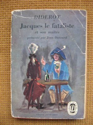 Diderot - Jacques le fataliste (in limba franceza) foto