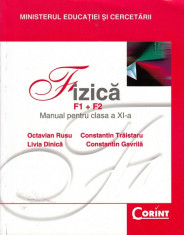 FIZICA F1+F2 - MANUAL PT CLASA A XI A de OCTAVIAN RUSU ED. CORINT foto