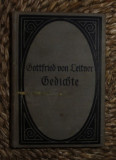 Gottfried von Leitner GEDICHTE Reclam Verlag cartonata fara data cu scriere gotica