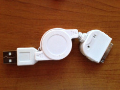 Cablu de date ipod nano, neoriginal, folosit, NU SE CONECTEAZA! foto