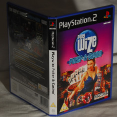 JOC PS 2 PLAY WIZE POKER AND CASINO PG COMPLET play station foto