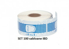 Sabloane unghii false IBD , Sabloane constructie IBD , SET 100 sabloane IBD foto