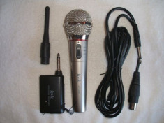 Microfon Wireless AT-309 Semiprofesional microfon microfoane fara fir ideal pentru nunti karaoke petreceri OFERTA ! foto