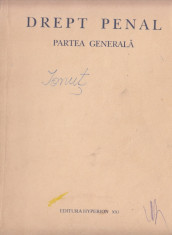 DREPT PENAL - PARTEA GENERALA (NOTE DE CURS) ED. HYPERION foto