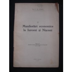 T. AL. STIRBU - MANIFESTARI ECONOMICE LA IURCENI SI NISCANI {1937}