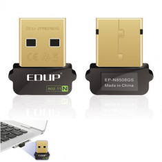 Placa de retea wireless adaptor nano USB 802.1N 150 Mbps foto