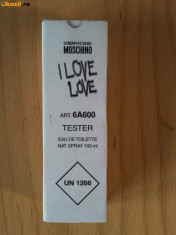 Parfum Moschino I Love Love Eau De Toilette tester 100 ml, pentru femei foto