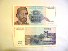 IUGOSLAVIA 50.000 DINARI 1993 foto