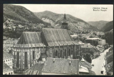 CARTE POSTALA*Orasul Stalin*BRASOV*Biserica Neagra foto