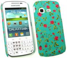 Husa Hybrid HARD CASE DESIGN FLORAL - Samsung Galaxy Chat B5330 foto