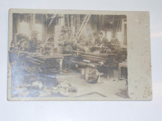 C.P.Sectia Strungarie in At.Centrale &amp;quot;Staua Romana&amp;quot;, Campina, 1924 foto