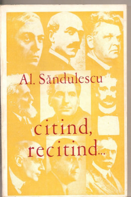 (C3149) CITIND, RECITIND ... DE AL. SANDULESCU, EDITURA EMINESCU, BUCURESTI, 1973 foto