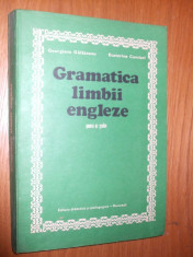 GRAMATICA LIMBII ENGLEZE - G. Galateanu, E. Comisel - 1982, 302 p. foto