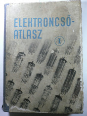 CARTE RARA - LAMPI RADIO - CATALOG DE TUBURI ELECTONICE - FABRICATE PINA IN ANUL 1956 - ELEKTRONCSO - ATLAS - MAGHYARI BELA - 1957 - LIMBA MAGHIARA foto