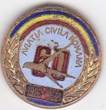 Insigna fara ac Aviatia Civila Romana