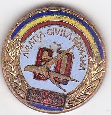 Insigna fara ac Aviatia Civila Romana foto