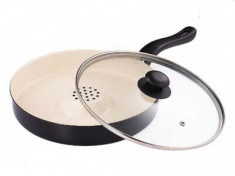 Tigaie Dry Cooker Ceramica KAISERHOFF Tigaia Magica Placata cu Ceramica Burete Cadou Caitate Germania Vazut la TV! foto