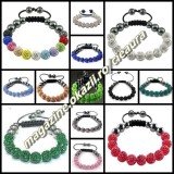 BRATARA ORIGINALA SHAMBALLA MULTICOLORA + CUTIE CADOU 9 BILE CRISTALE 8 MAGNETI