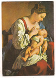 Carte postala(ilustrata)-PICTURI-autor GENTILESCHI ORAZIO-Tanara mama, Necirculata, Printata