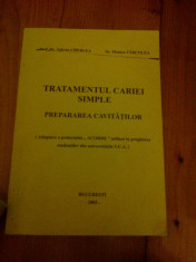 TRATAMENTUL CARIEI SIMPLE.PREPARAREA CAVITATILOR foto