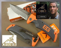 BRICEAG / CUTIT VANATOARE, PESCUIT GERBER BEAR GRYLLS SCOUT - oferta speciala - transport cu doar 5 lei prin Posta Romana - Coletarie foto