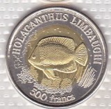 bnk mnd Insula Clipperton 500 franci 2011 unc , fauna marina, bimetal