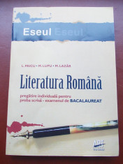 LITERATURA ROMANA BACALAUREAT - ESEUL foto