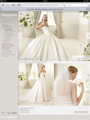 Pronovias, colectia 2013, marimea s , bonus voal lung Pronovias foto