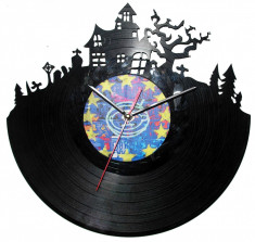 Ceas de perete handmade - disc vinyl / vinil - Model U2 - Zooropa foto