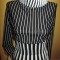 Bluza cu dungi alb/negru