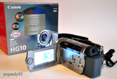 Vand camera video HD Canon HG10 cu HDD DE 40 Gb IMPECABILA foto