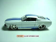 Macheta americana &amp;#039;67 SHELBY GT 500 KR/scara 1/64/JADA Inc., ++2100 de LICITATII !! foto