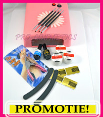 PROMOTIE! Kit unghii false kit gel 3 geluri CCN lampa unghii 36 w foto