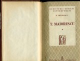 TITU MAIORESCU - Eugen Lovinescu - prima editie - volumul 1