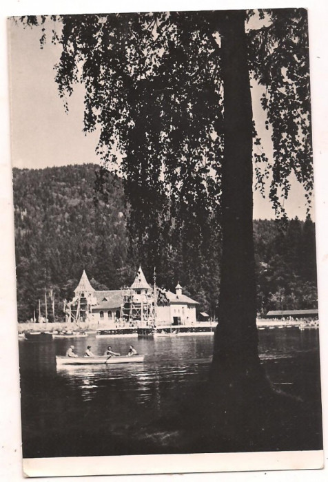 carte postala(ilustrata)-TUSNAD-Lacul Ciucas