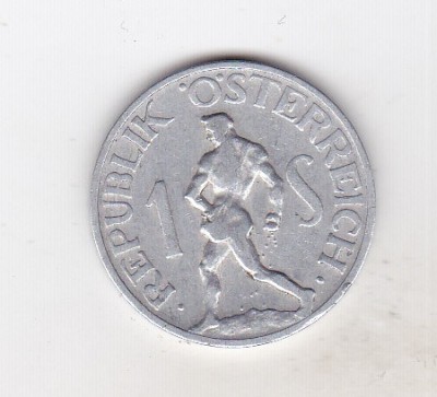bnk mnd Austria 1 schilling 1957 foto