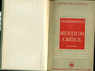 MENTIUNI CRITICE -vol.5 - PERPESSICIUS foto