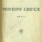 MENTIUNI CRITICE -seria I-a - PERPESSICIUS