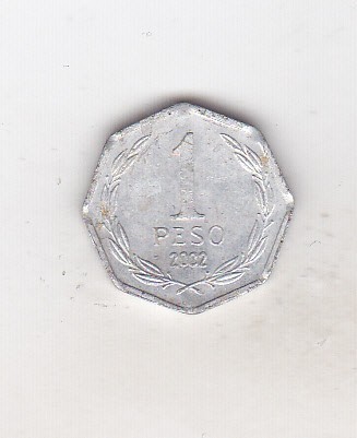 bnk mnd Chile 1 peso 2002