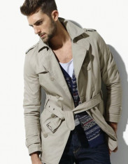 trench ZARA MAN colectie YOUTH marimi 40 , 42 foto