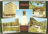 CPI (B2072) JUDETUL SIBIU. VITROMETAN, LACUL DUMBRAVA, MIERCUREA SIBIULUI - BUSTUL LUI CORNEL MEDREA, CABANA POIANA NEAMTULUI SI CURMATURA RASINARI