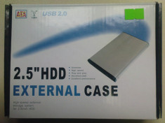 Carcasa Rack metalic extern USB 2.0 pentru HDD 2.5&amp;quot; SATA foto