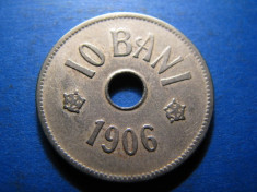 Romania 10 bani 1906 (fara litera) KM-32 foto