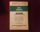 Ion Vinea interpretat de:, editie ingrijita de Gheorghe Sprinteroiu