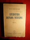131. Ovid Densusianu - Literatura Romana Moderna 1943 Ed. Cugetarea , 414 pag